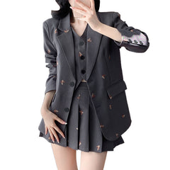 Women's Embroidered Suit Jacket