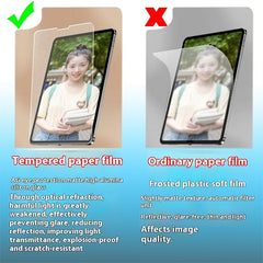 iPad paper texture screen protector – HD matte full screen coverage