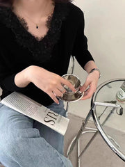 Elegant Wool Sweater Bottoming Women