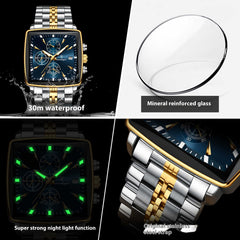 Men's Multi-functional Business Waterproof Fashion Watch