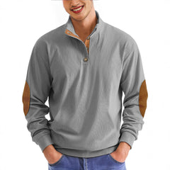 Autumn And Winter Outdoor Casual Stand-up Collar Long-sleeved Pullover Men's New Style