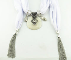 Hot New Style Chain Tassel Pendant Scarf