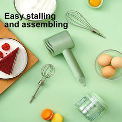 Rechargeable electric egg beater handheld – whisk egg beater attachments