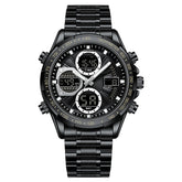 Alloy Leather Men's Business Watch Luminous Waterproof