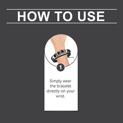 Houkea Men's Care Bracelet Gentle Care For Men's Body, Comfortable, Lightweight, Portable And Stylish Care Bracelet