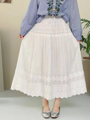 French Sweet A- Line Skirt High Waist Slimming Dress