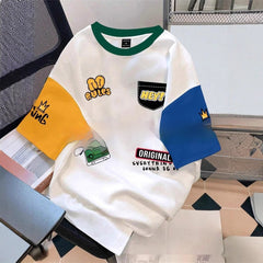 Printed Casual All-match Short-sleeved T-shirt