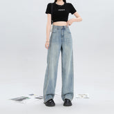 Summer Super Soft Wide Leg Jeans For Women