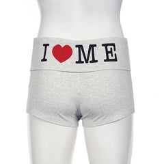 Low Waist Solid Color Minimalist Basic Shorts