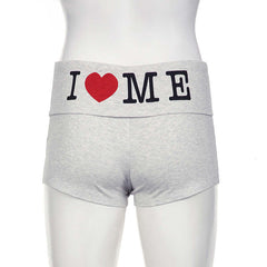 Low Waist Solid Color Minimalist Basic Shorts
