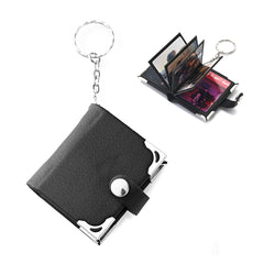Mini Leather Photo Keychain Pendant