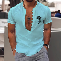 3D Digital Printing Men's Clothing Summer Short Sleeve Shirt