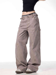 Women's Niche Design Wide-leg Pants
