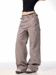 Women's Niche Design Wide-leg Pants