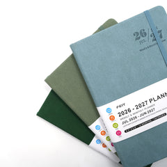 2026 2027 weekly planner notebook – sewn binding 100gsm inner pages detail