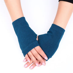 Cute Clamshell Warm And Velvet Padded Gloves