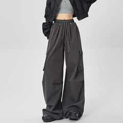 Women's Loose Casual Mechanical Style Sports Pants