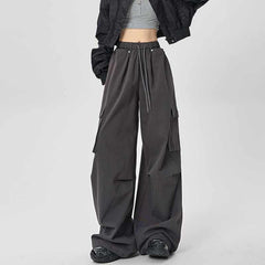 Women's Loose Casual Mechanical Style Sports Pants
