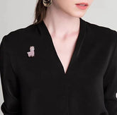 Cute Alpaca Brooch