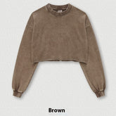 Washed Loose Edge Short-sleeved T-shirt Top For Women