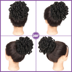 African Wig Bun Hair Bag Drawstring Dreadlocks Afro Hair Bag