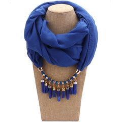 Fashion Cotton And Linen Scarf Korean Velvet Pendant TR Cotton Foreign