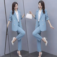 Women's Korean-style Loose Temperament Plus Size Suit