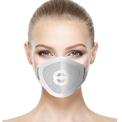 Silica Gel Breathing Valve Activated Carbon Replaceable Cartridge Dust Mask