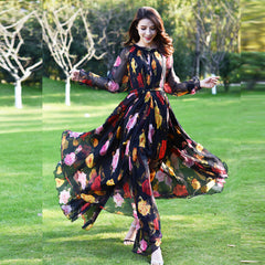 Travel Photography Desert Long Dress Extra Long Large Size Ankle