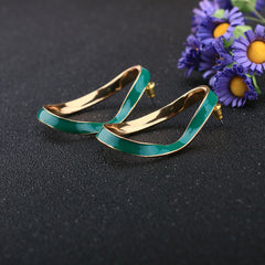 Alloy Dripping Stud Earrings Earrings