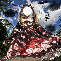 Japanese College Style Big Skirt Dress