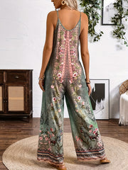 Tribal Printed Sleeve Jumpsuit
