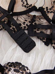 Mesh Lace Sexy French Underwear Suit