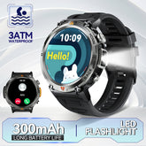 Silicone KE3 INEYES Hot Sale Smart Watch For Men With 3ATM Waterproof, Large HD Display, Sports Smart Watches For Men With LED Flashlight