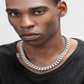 GRGR Original Genuine Three-dimensional Cutting Cuban Necklace For Men