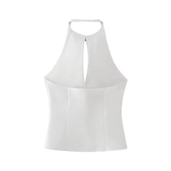 Bowknot Decoration Hanging Collar Top