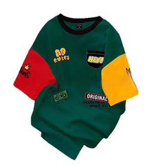 Printed Casual All-match Short-sleeved T-shirt