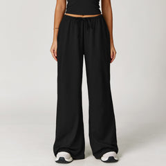 Brushed Trousers Pendant Wide Leg Loose Casual Pants For Women