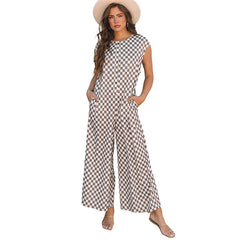 European And American Fashion & Trend Loose Wide Leg Jumpsuit