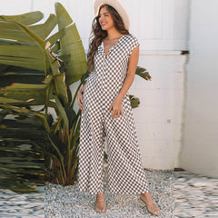 European And American Fashion & Trend Loose Wide Leg Jumpsuit