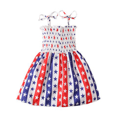 European And American Love Print Girls Dress