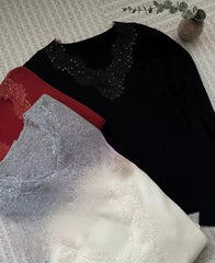 Elegant Wool Sweater Bottoming Women