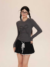 New High Waist Slimming Elegant Sweet And Spicy Lace Edge A- Line Pleated Short Skirt For Women