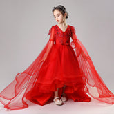 Children's Princess Dress Girls Fluffy Model Catwalk Performance Clothes