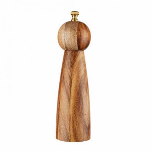Wood and ceramic spice grinder – Pick N Drop kitchen gift USA Europe