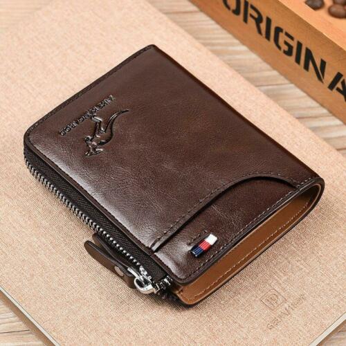 Anti-theft card wallet for men – black anti-magnetic swipe protection