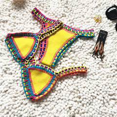Women's Fashion Simple Tops Shorts Bikini Sets