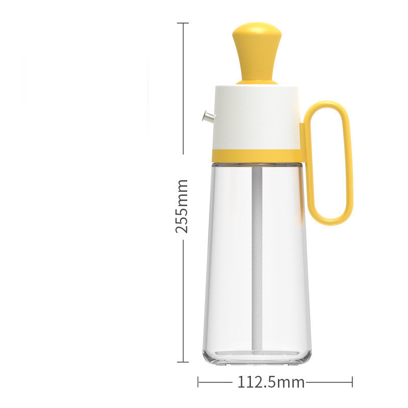 2-in-1 oil dispenser bottle with brush – Pick N Drop kitchen gift USA Europe