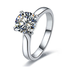 Four Prong Proposal Engagement Female Ring