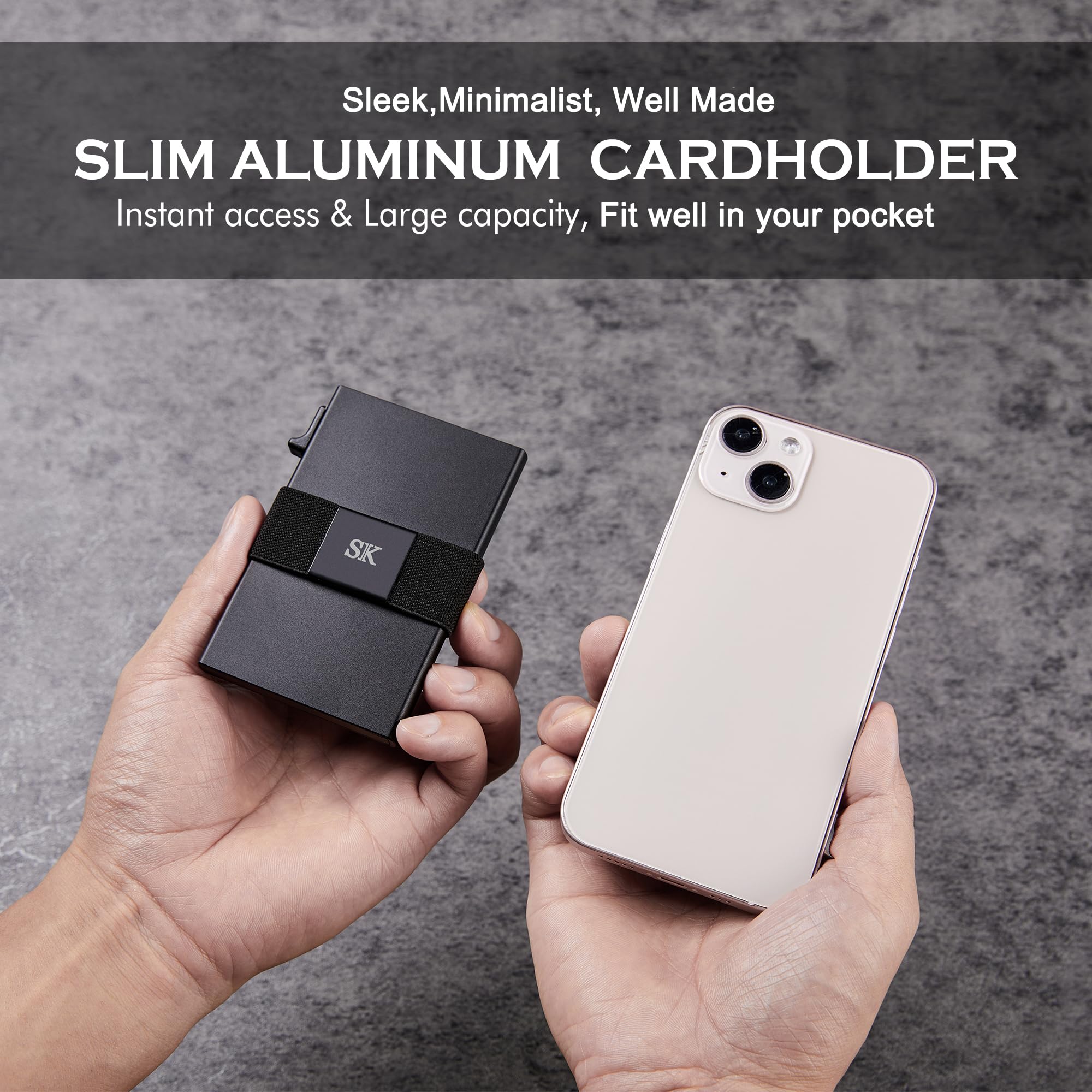 RFID blocking slim metal wallet for men – Pick N Drop gift USA Europe